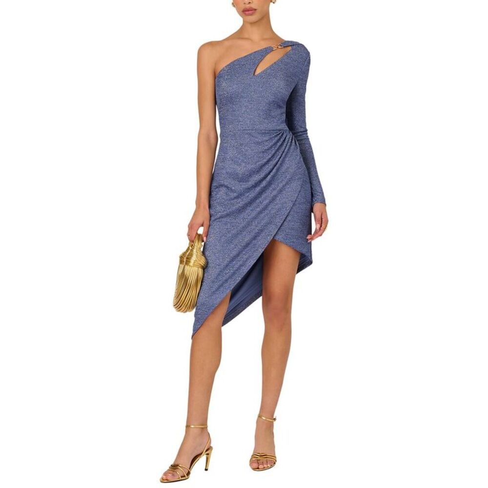 Adrianna Papell Womens  Asymmetrical Dress